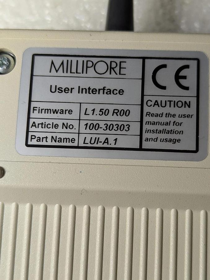 Used Millipore  User Interface 100-30303