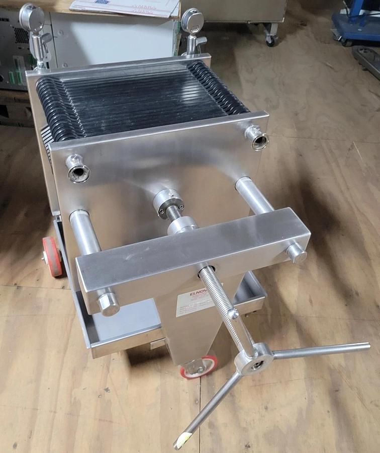 Used Elnova FP40 Plate Filter Press Stainless Steel FP4020