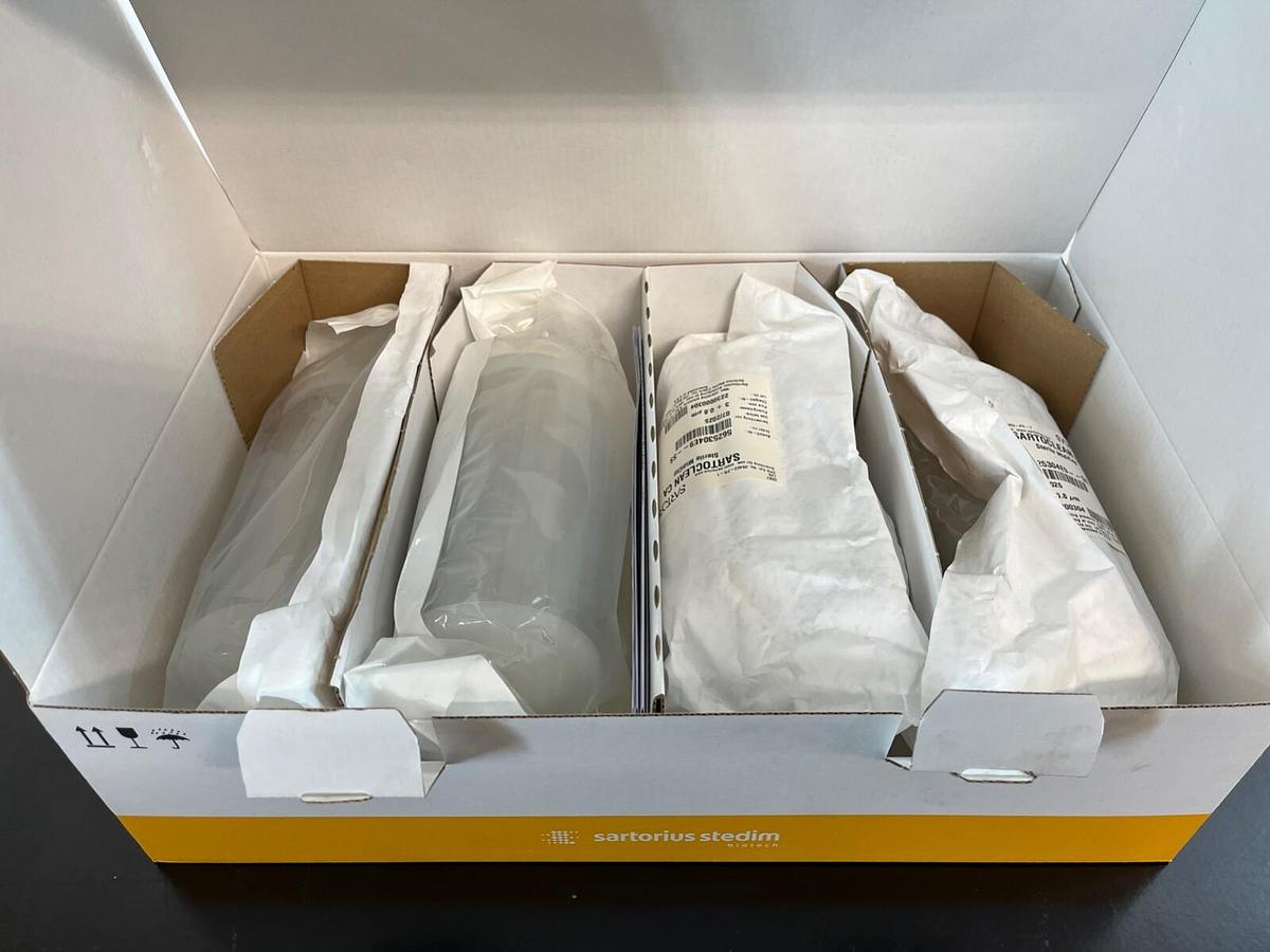 1 box, 4 Sartorius Sartopore® 2 Midicaps® 0.45µm,  5445306G8--OO--A, PES Filter