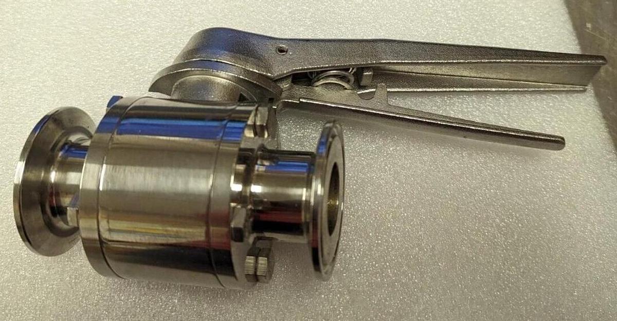 Used Tassalini  Tri-Clamp Ball Valve 1"