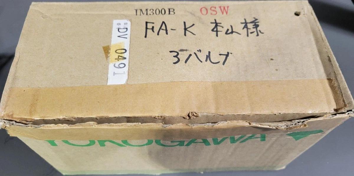 Yokogawa IM300B OSW Manifold Valve 3-Dial Valves