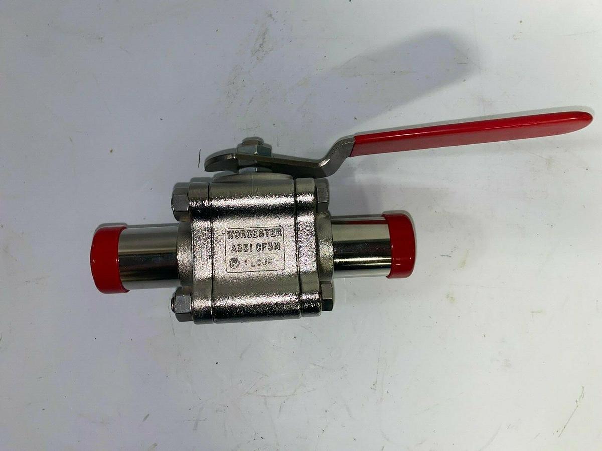 Flowserve Worcester Controls 1-1/2'' Ball valve PWK4466RTXBO Butt Weld 400F