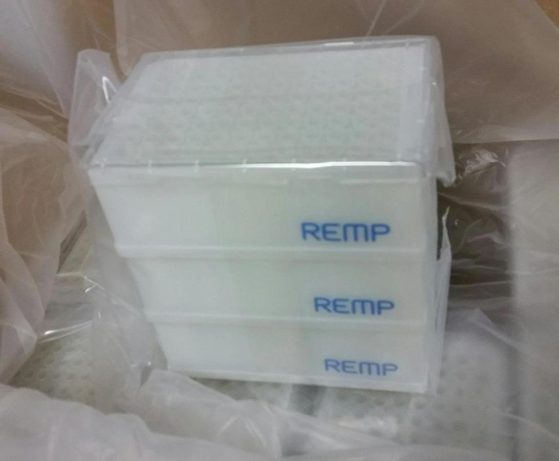 Used 40125-501 Nexus REMP 96-Way 2D Barcode Heat Seal Microtubes & Racks, STBR96-900