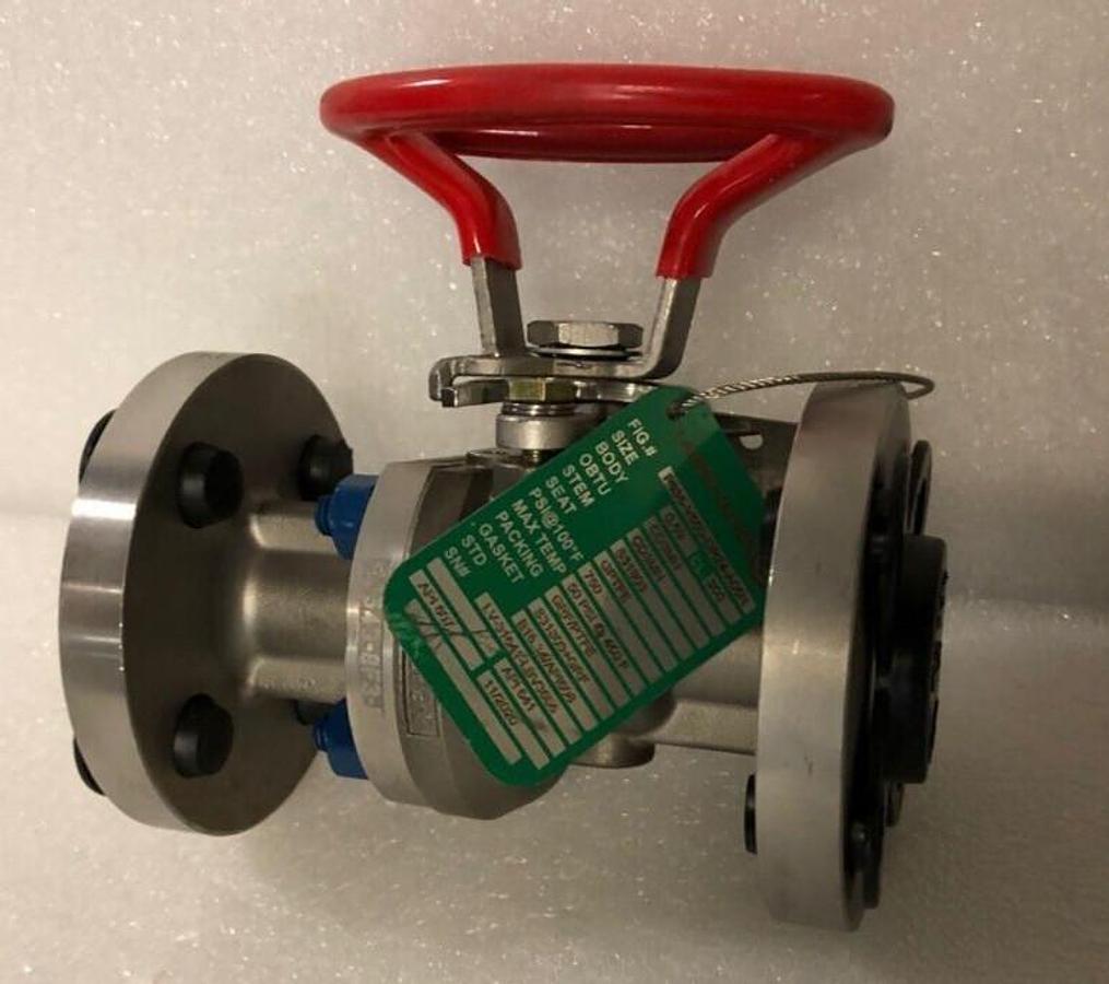 Ladish 1/2"  duplex stainless steel Ball Valve class 300 Flanged  P835-V550-DR24