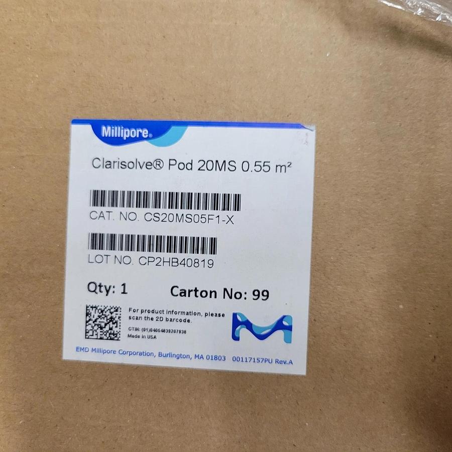 Millipore Clarisolve Pod Depth Filter 20MS 0.55 m² (5.92 ft 2), CS20MS05F1-X
