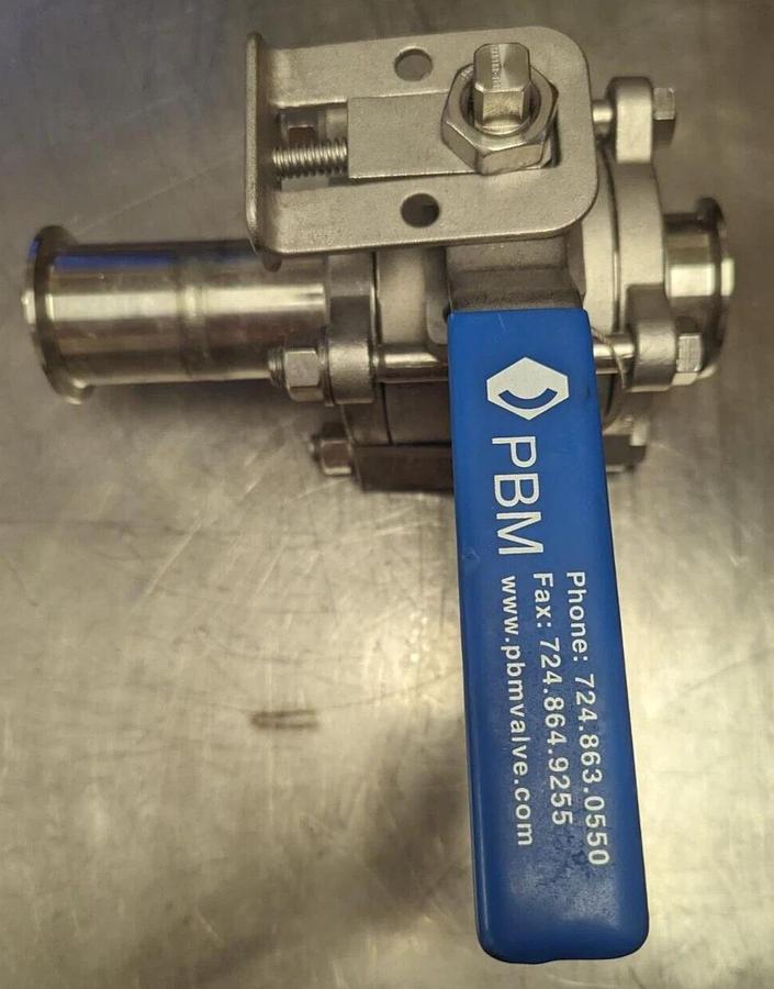 Used PBM 2"  Ball Valve Stainless Steel  series 9