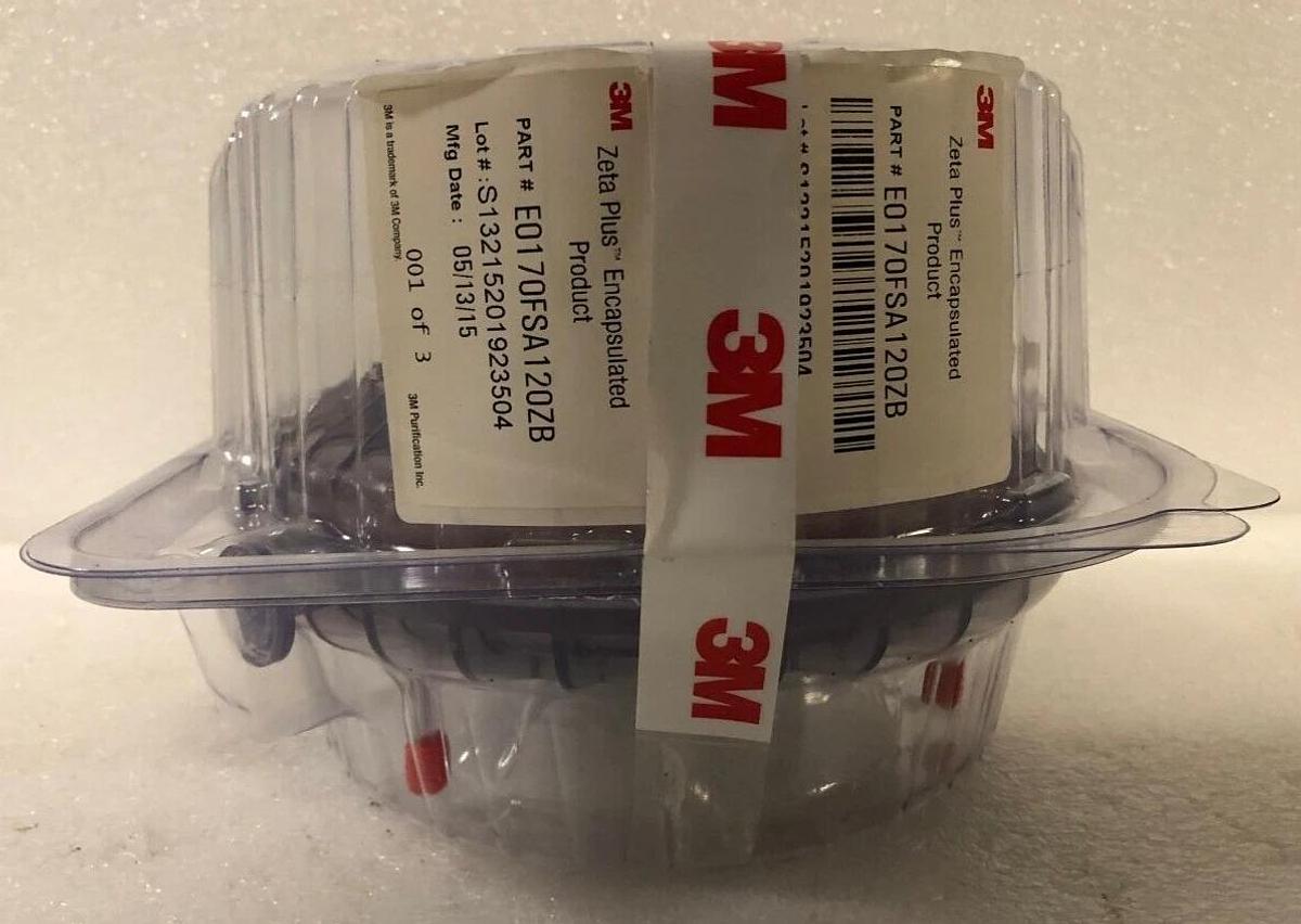 Used 3M Zeta Plus Encapsulated System Scale-Up Filter Capsule E0170FSA120ZB, 170 cm²