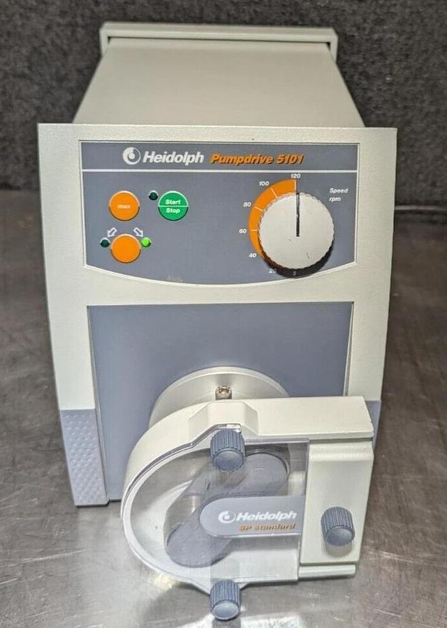 Used Heidolph Peristaltic Pump Drive  5101  Single-Channel Pump Head SP