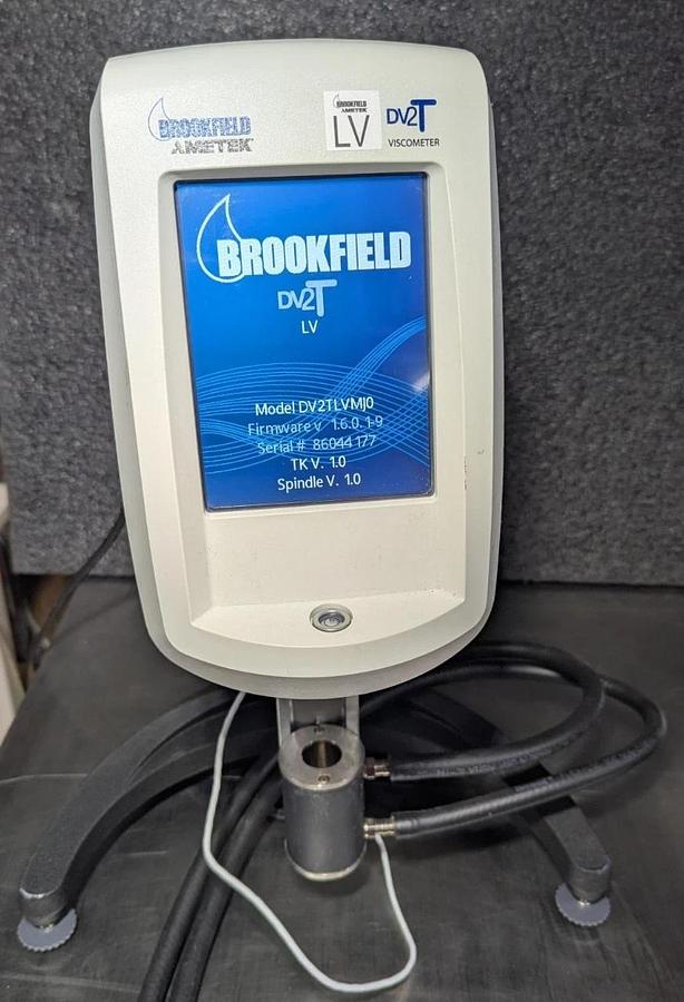 Used Brookfield   Viscometer  DV2T  Touch Screen  DV2TLVMJ0