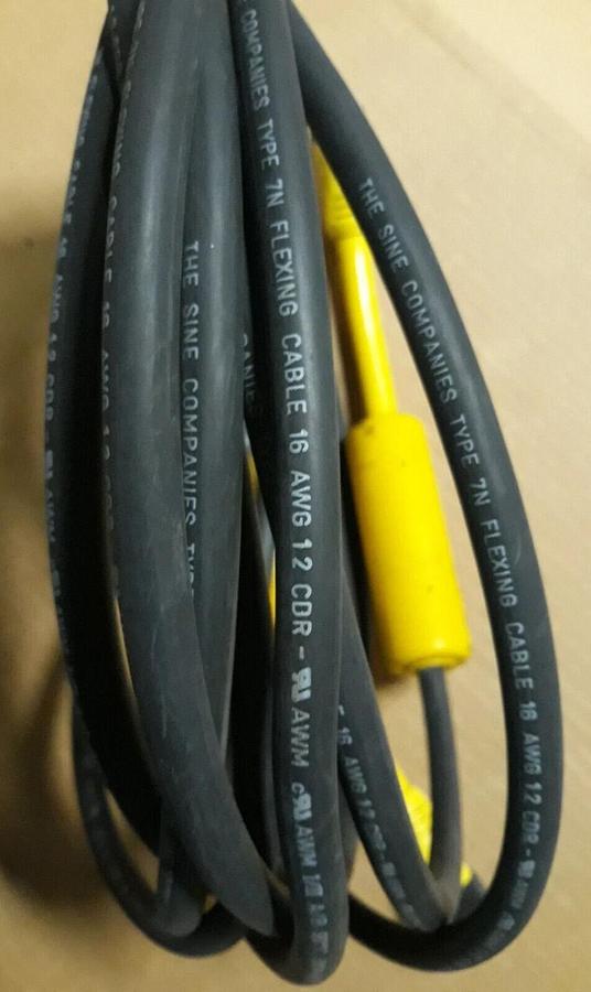BRAD HARRISON  20 ft  CORD MALE/FEMALE 8 PT. 16/ 12AWG, 8 conductor