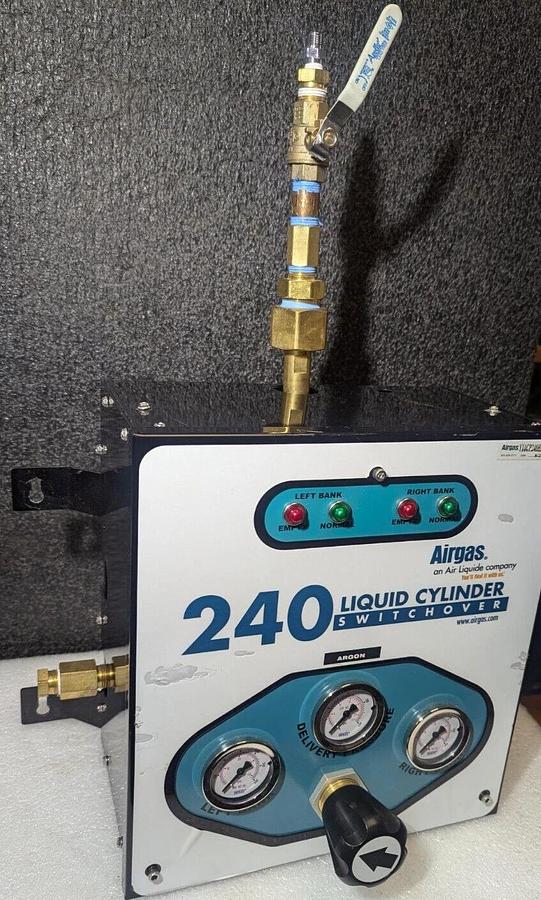 Used Airgas 240 Liquid Cylinder Switchover - Manifold  4301561