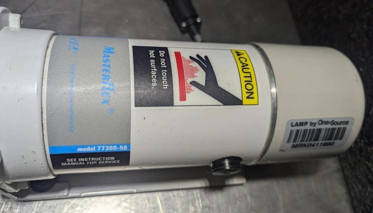 Used Masterflex   Pump  77300-60 /77300-50 with  two Easy-Load II  Pump Head 7518-60
