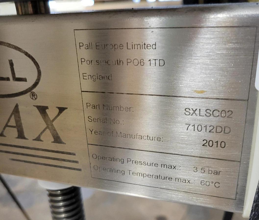 Used Pall Stax Lab Scale Chassis SXLSC02 filter holder