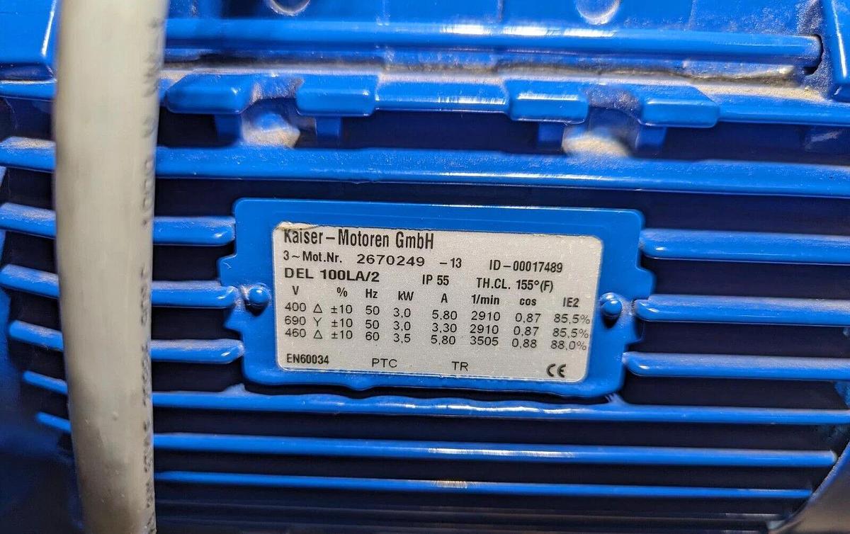 Used Hilge Centrifugal  Pump-type EURO-HYGIA-I-BLOC  Stainless Steel
