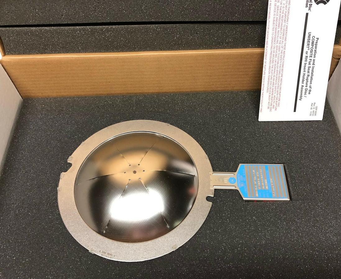 Continental Rupture Disc 6" CDCV-G (FS), 11.1 psig @ 72 Deg. F, 316-Teflon-HAST