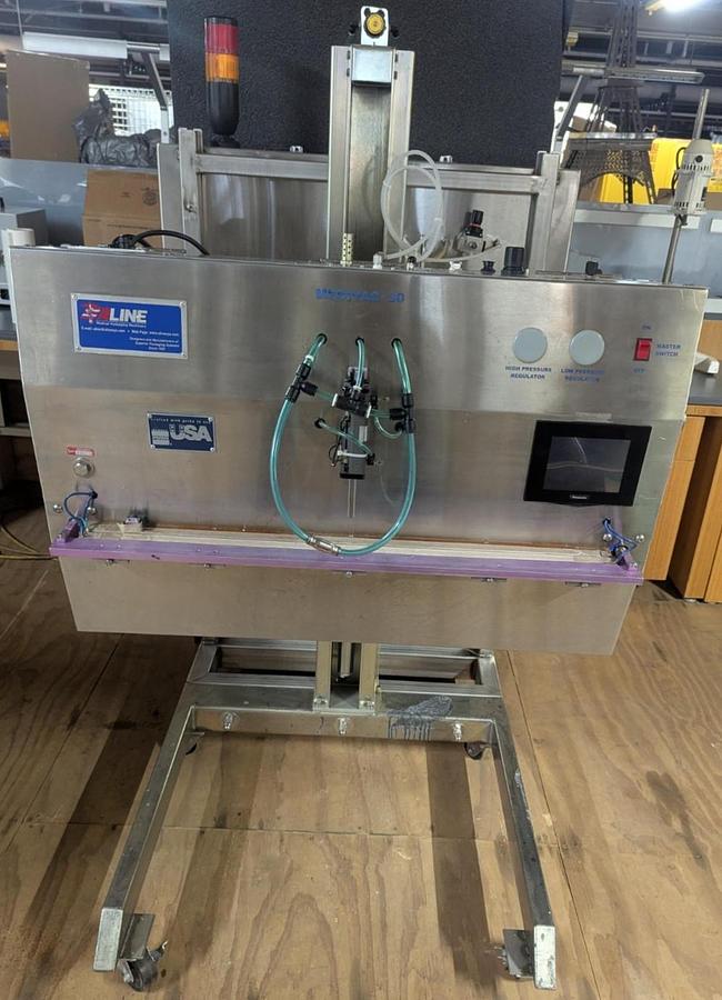 Used Aline MEDIVAC-30 Stainless Steel  Vacuum Bag Sealer 110V  Phase 1 60 hZ