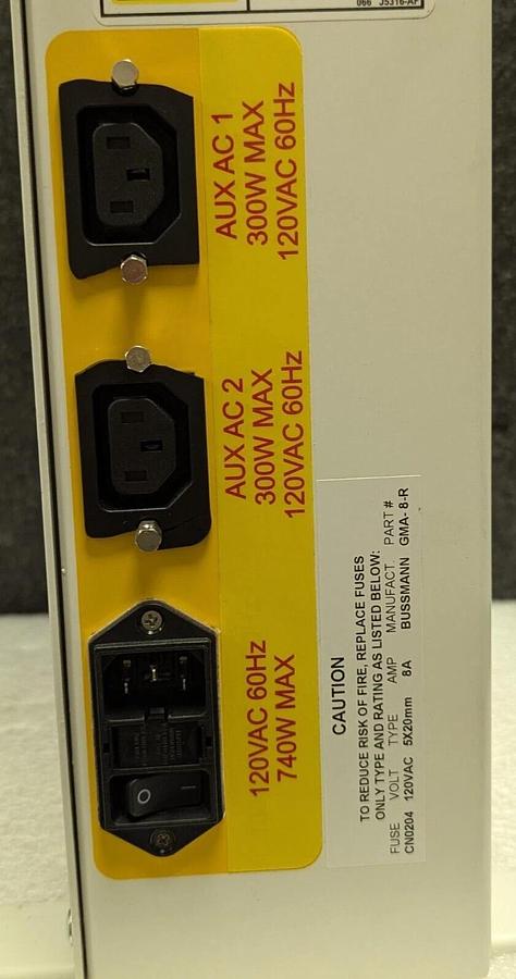 Used Broadley James BioNet  Pump Module II  PM4-106353-0201 W/ 4 , 314DVP  Pump head