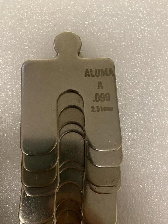 Aloma replacement Shims size A different sizes 58 pcs