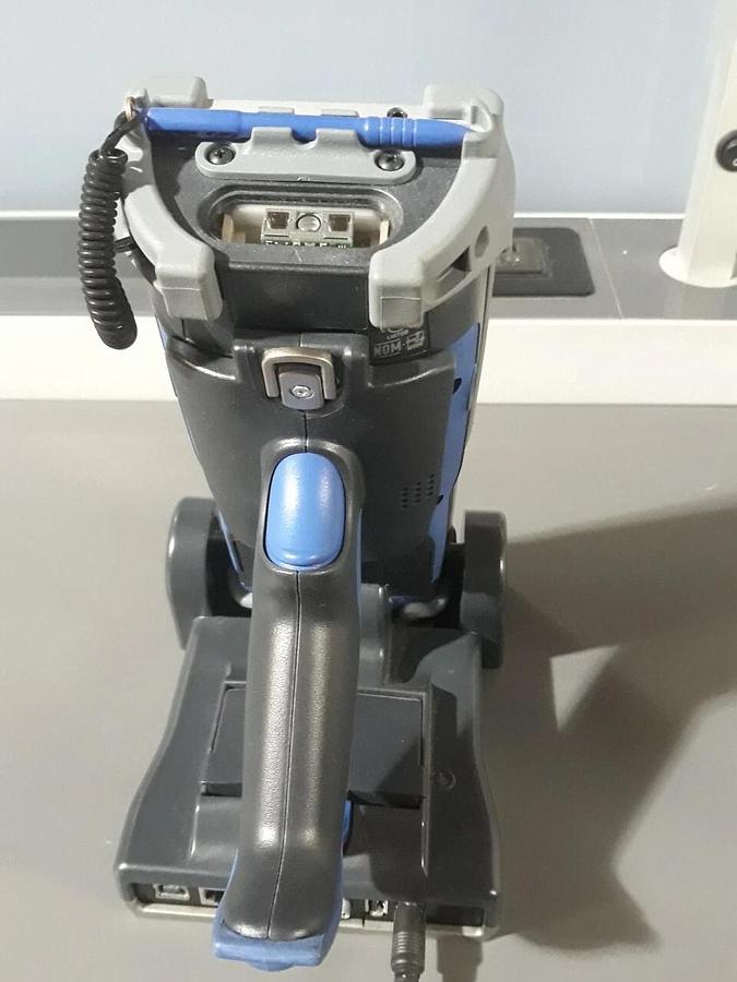 Used INTERMEC  BARCODE SCANNER CK60  W/BATTERY AND  POWER SUPPLY & INTERMEC AD5 DOCK