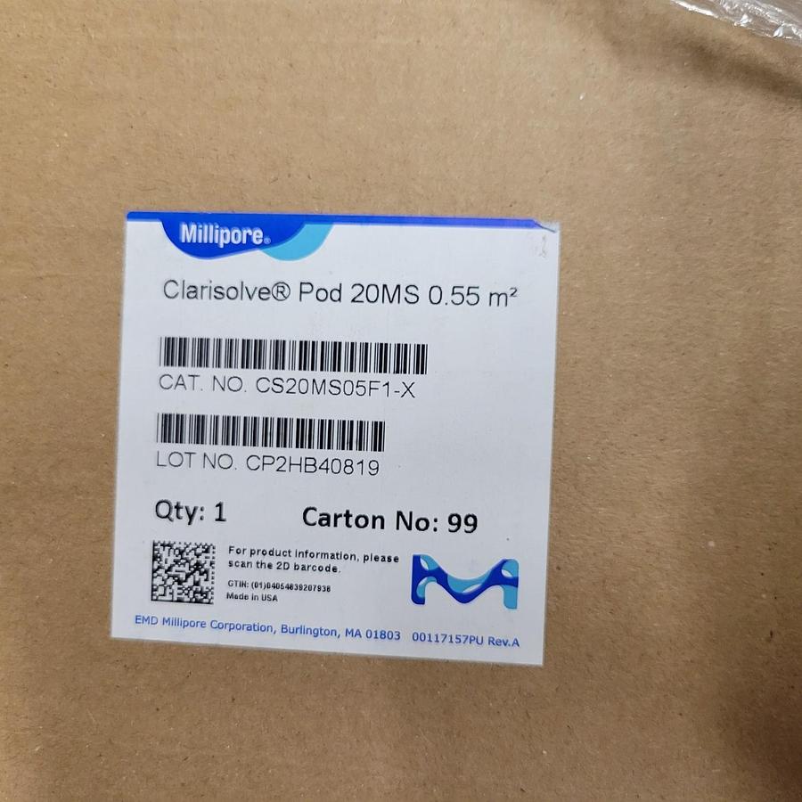 Millipore Clarisolve Pod Depth Filter 20MS 0.55 m² (5.92 ft 2), CS20MS05F1-X