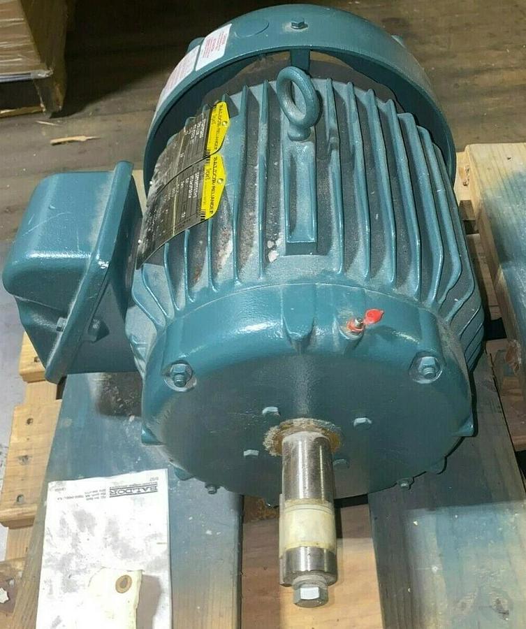 Used 10 HP Baldor Super-E Severe Duty 841XL  ECP83771T-4 Electric Motor 3450 RPM
