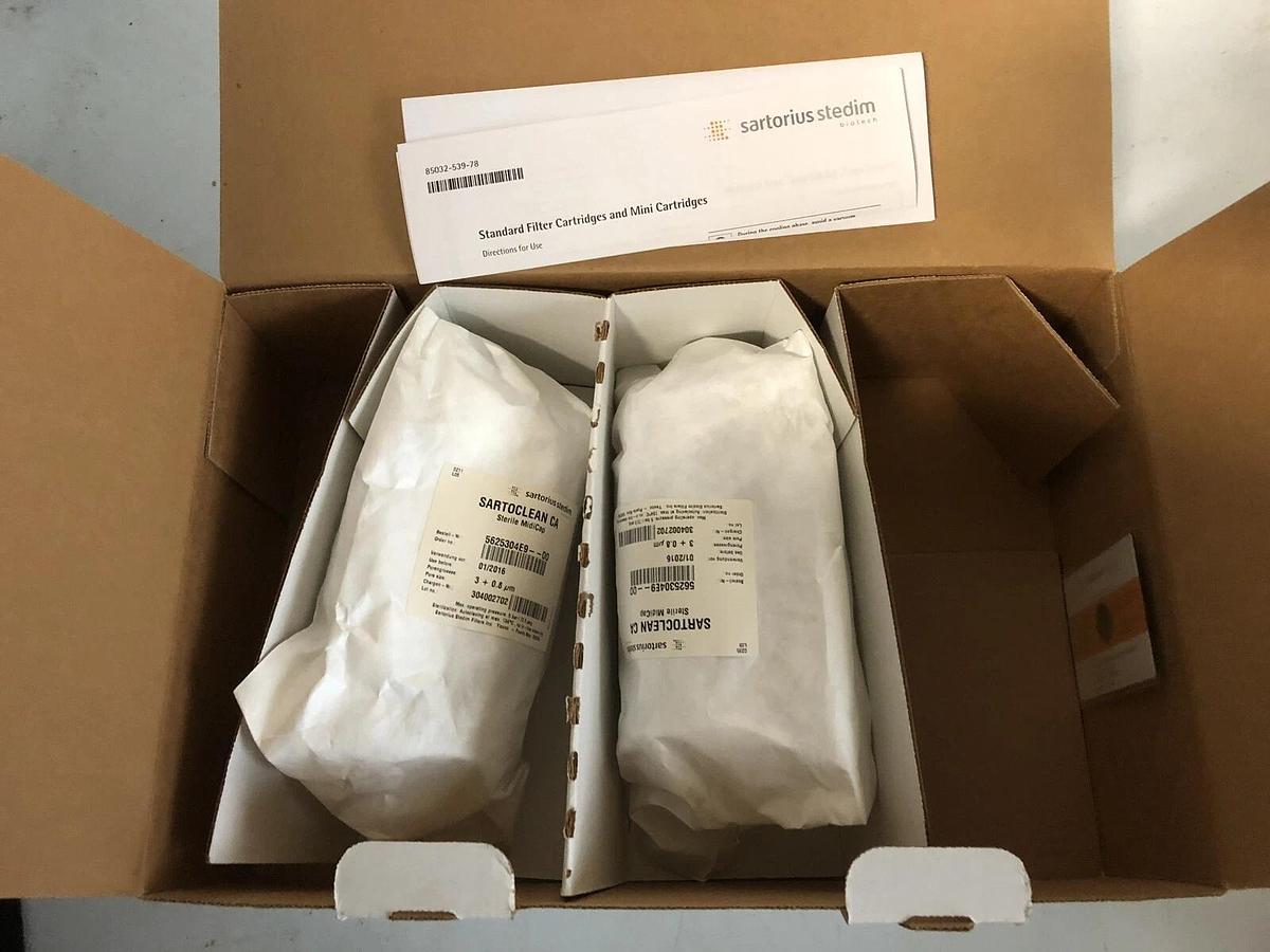 Used Sartorius Stedim SARTOCLEAN CA 3 + 0.8um MIDICAP (2 In Box As Shown In Pictures)