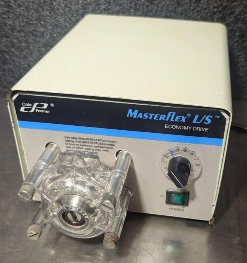 Used Cole-Parmer Masterflex Economy  Drive  7554-80 w/Cole-parmer 7013-20  Pump Head