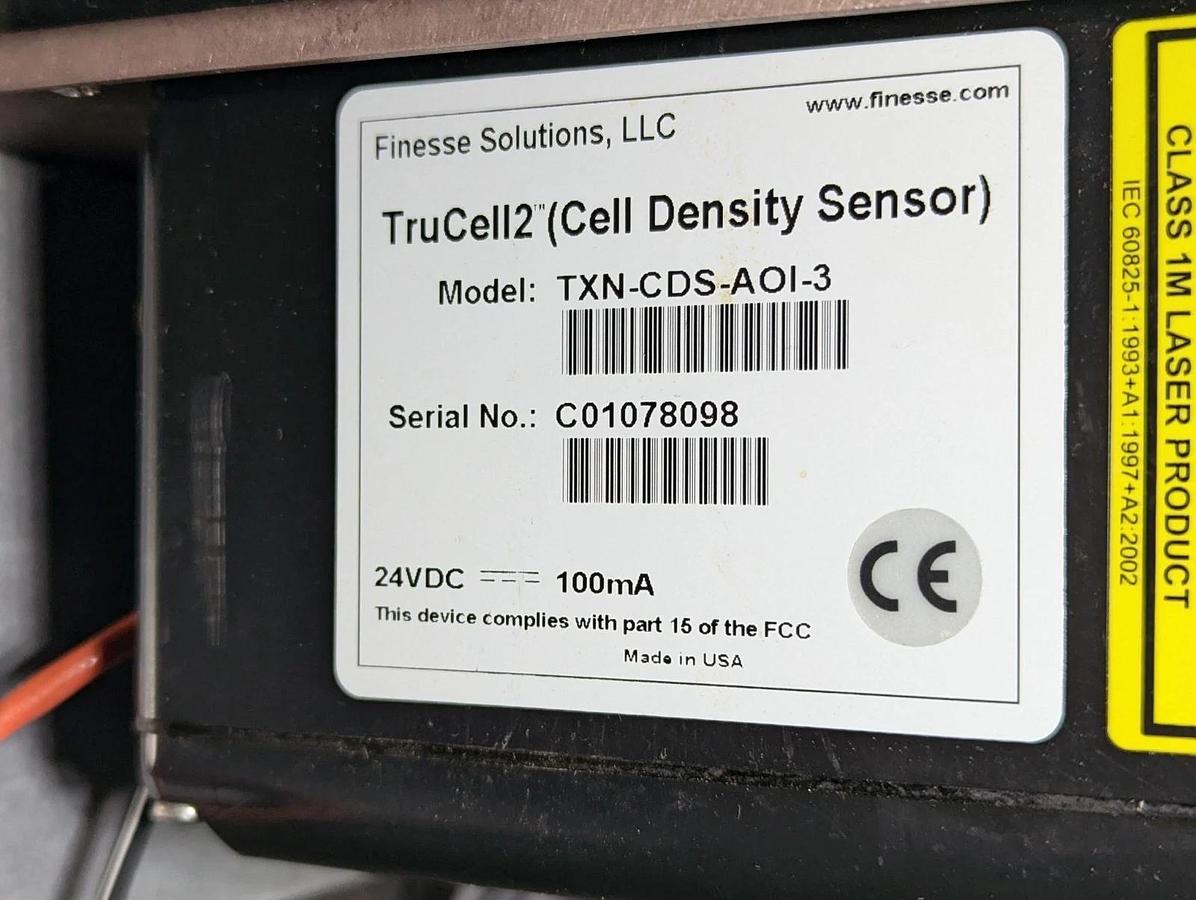Used Finesse  Solutions TXN-CDS-AOI-3  Trucell2" (Cell Density Sensor)