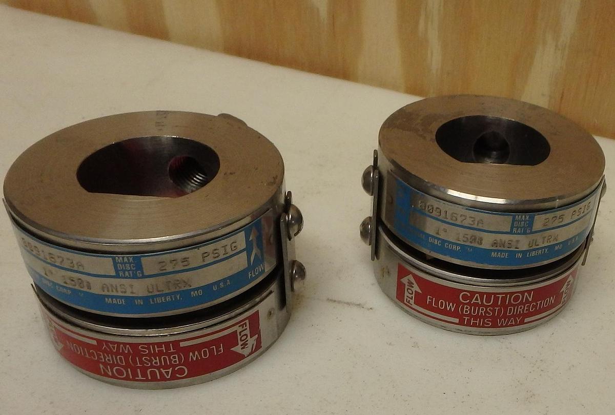 Continental Rupture Disc Holder 1" ULTRX Hastalloy/stainless steel 8091673A
