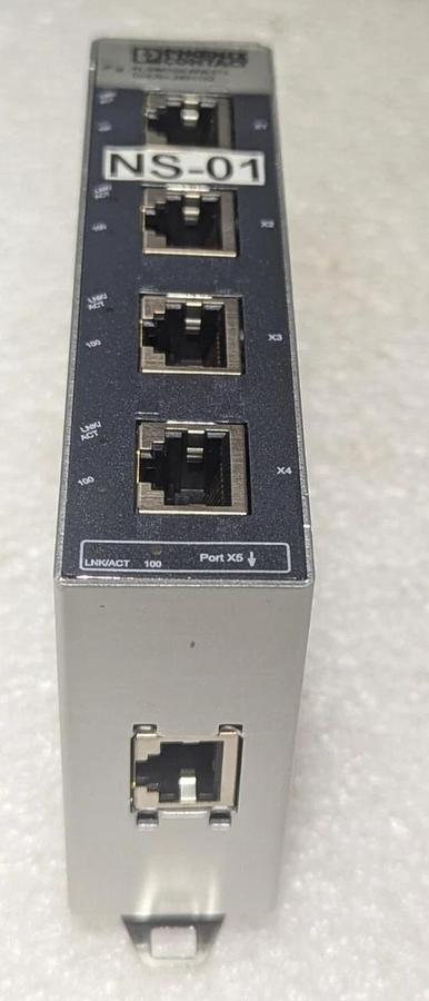 Used Phoenix Contact FL Switch SFN 5TX  2891152 Industrial Ethernet Switch Module