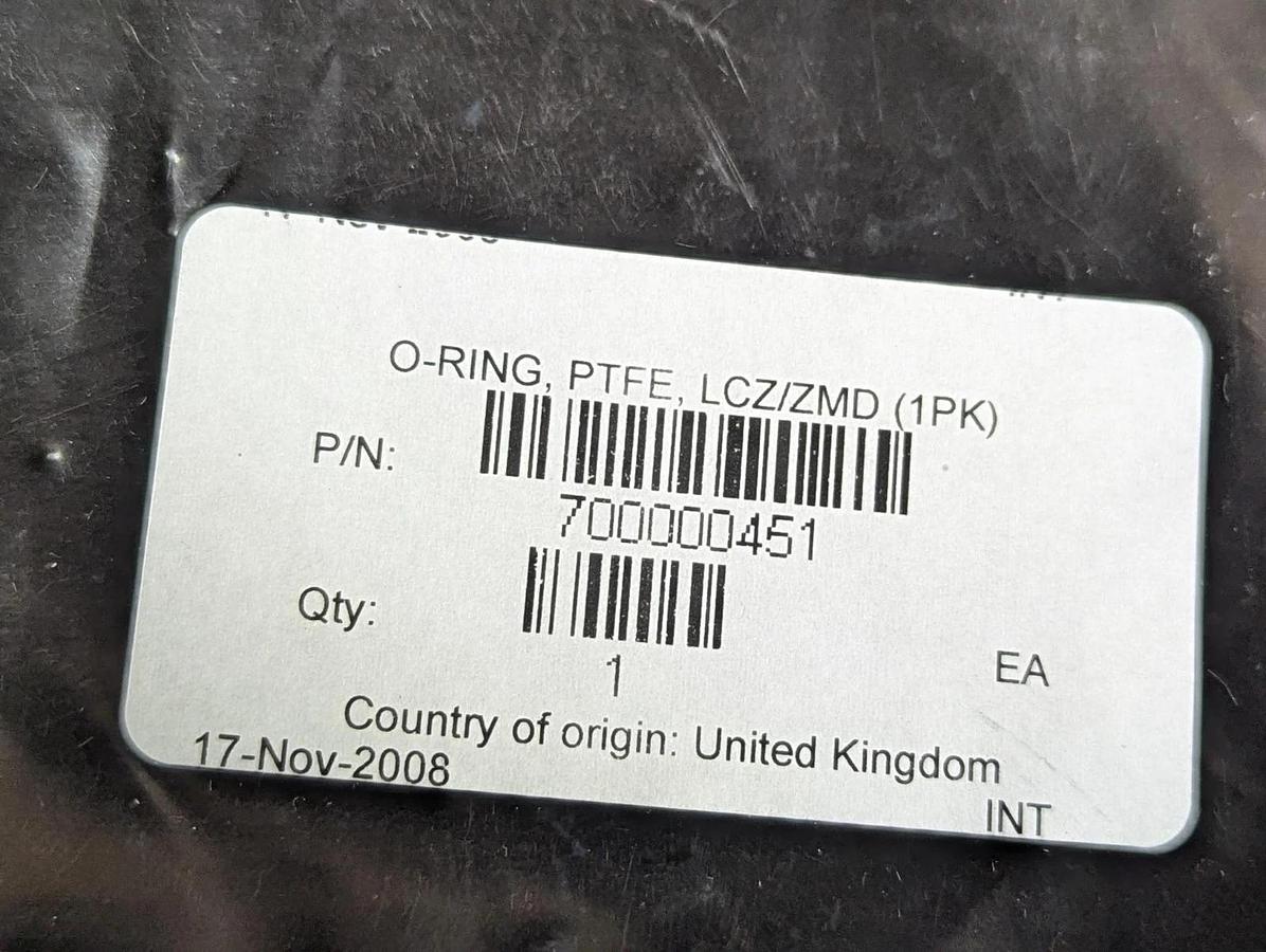 Waters O-Ring PTFE ,LCZ/ZMD  700000451