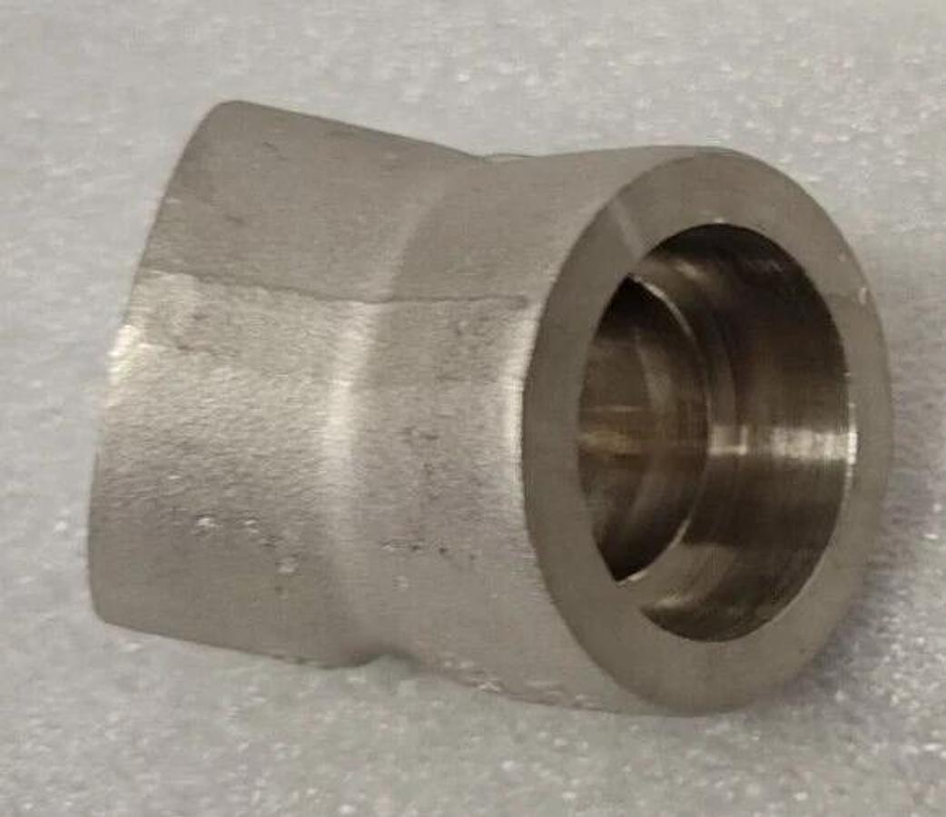 ASP  A182F  Stainless Steel 45 Degree Elbow  USA /B16  1" 3000#  F304/304L