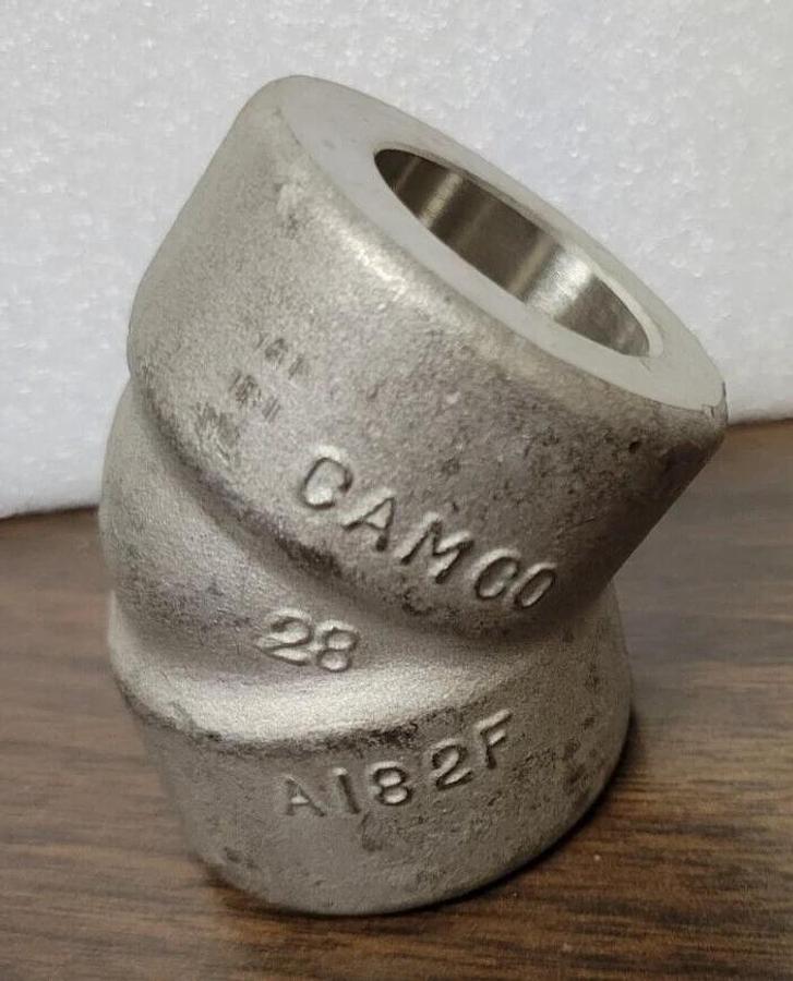 Camco Stainless Steel 45 Elbow 3/4" 6000 PSI A182F