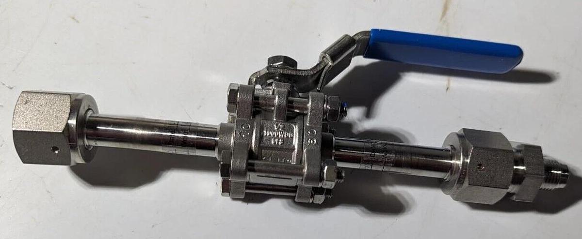 Evans Stainless Ball Valve 1000WOG  CF8 1/2 with VCR