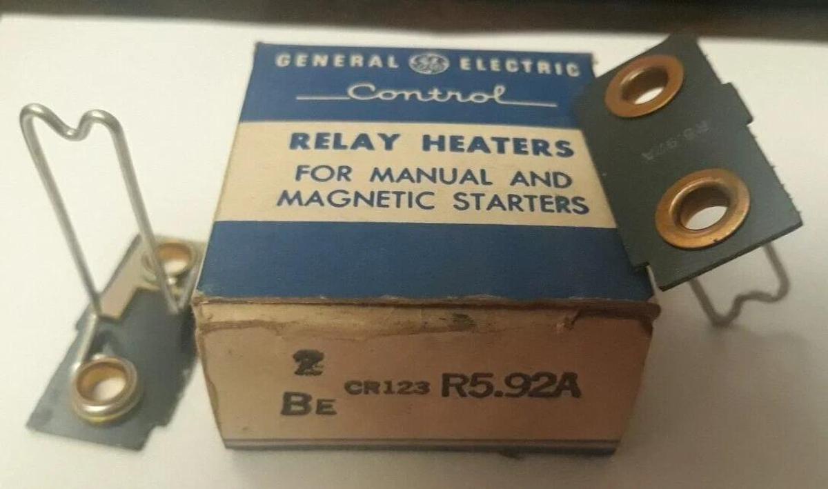 2 pcs. General Electric CR123-R5.92A Overload Thermal Unit Heating