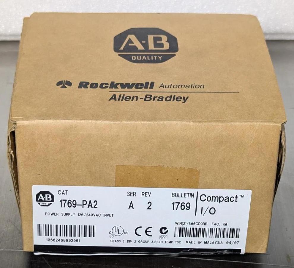 Allen Bradley  1769-PA2  Compact  I/o Power Supply Module Ser A