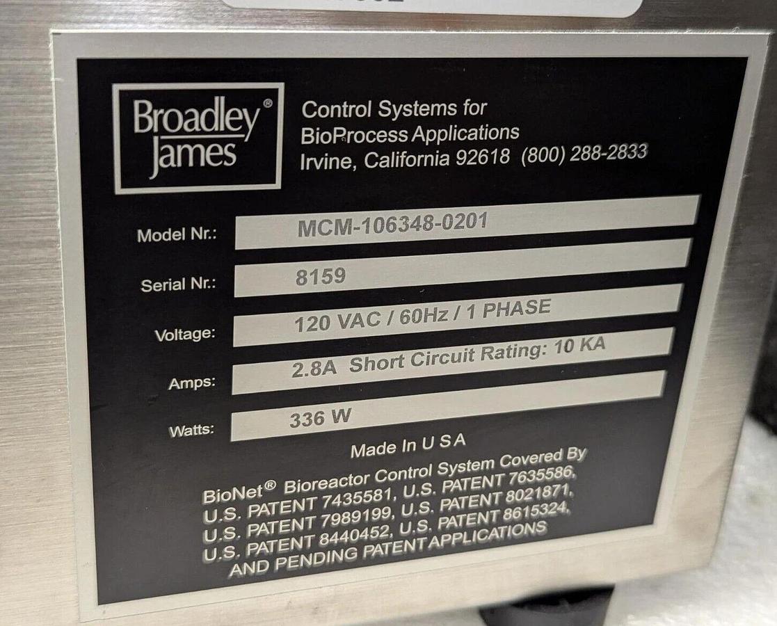 Used Broadley James BioNet  MCM 20  Model  MCM-106348-0201
