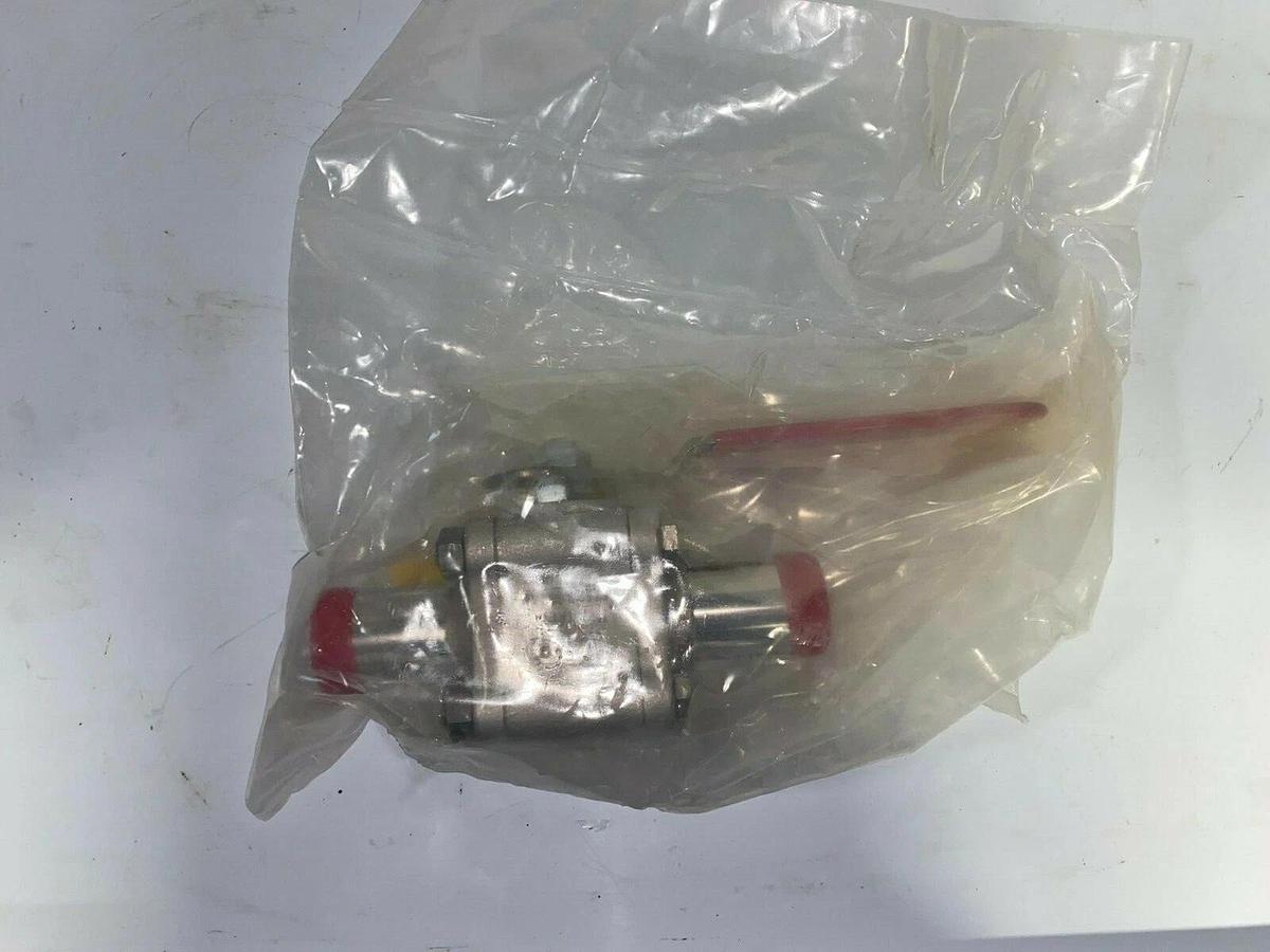 Used Flowserve Worcester Controls 1-1/2'' Ball Valve PWK4466RTXBO Butt weld 400F