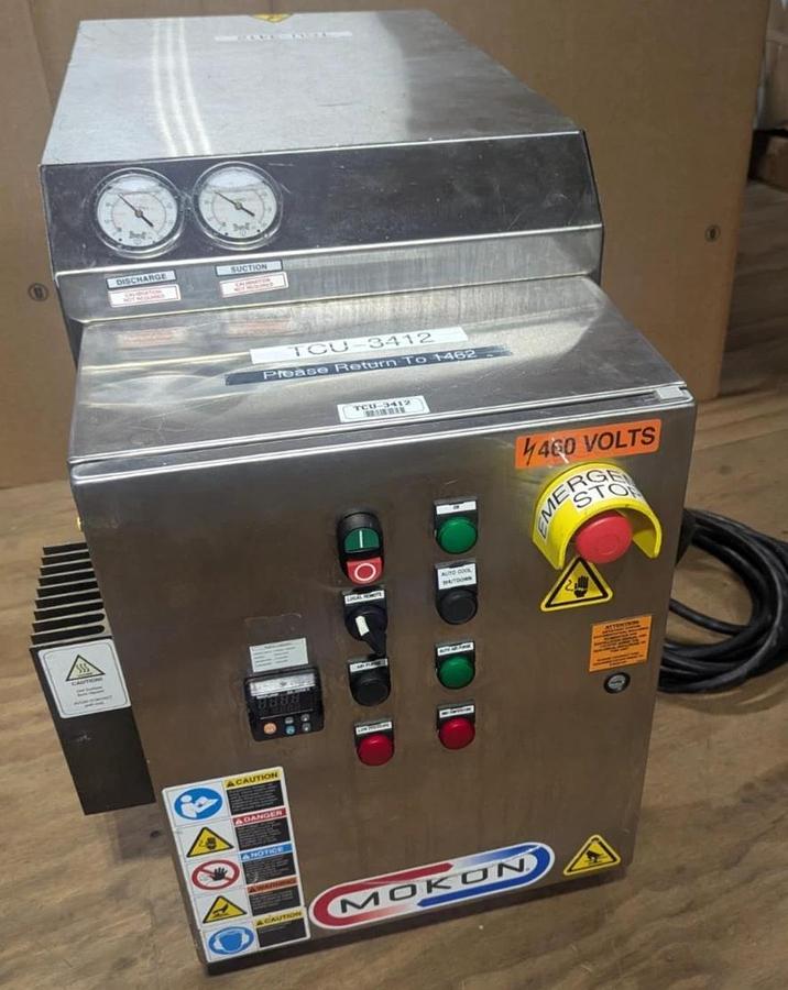Used 1 hp Mokon DT4C09AHC Pura Therm Industrial Temperature Control Unit 9kw