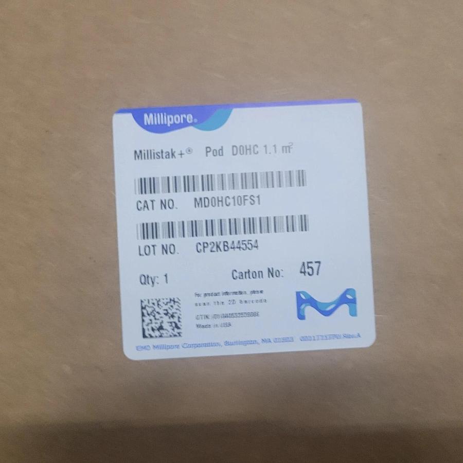 Millipore MD0HC01FS1 Millistak + Pod Depth Filter 0.11 m2 Surface Area