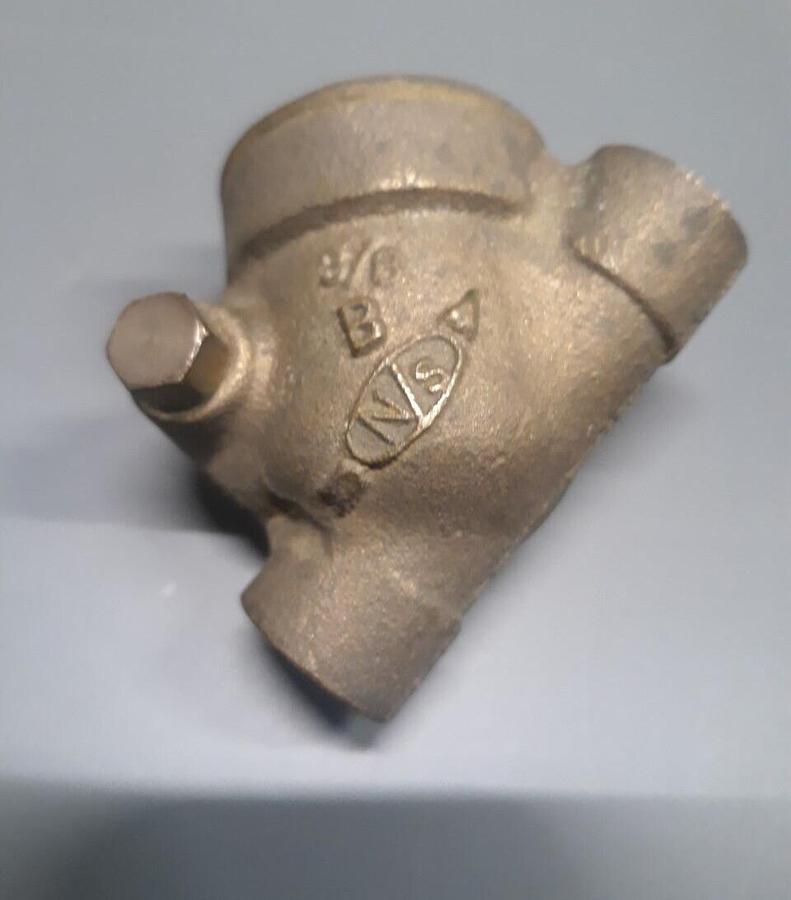 3 pcs/one price New-No Box;  Swing  Check Valve Bronze; Solder; Size: 3/8"
