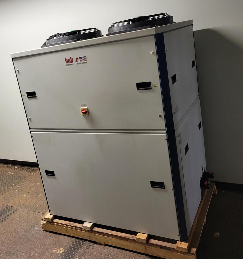 Used 2021 Huber CS 250HT OD air cooled chiller 460v outdoor unit