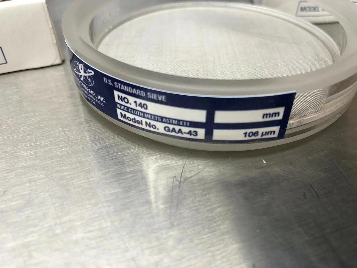 Gilson GAA-43,  3" Acrylic Frame Sieve, Stainless Mesh, No. 140 (106µm)