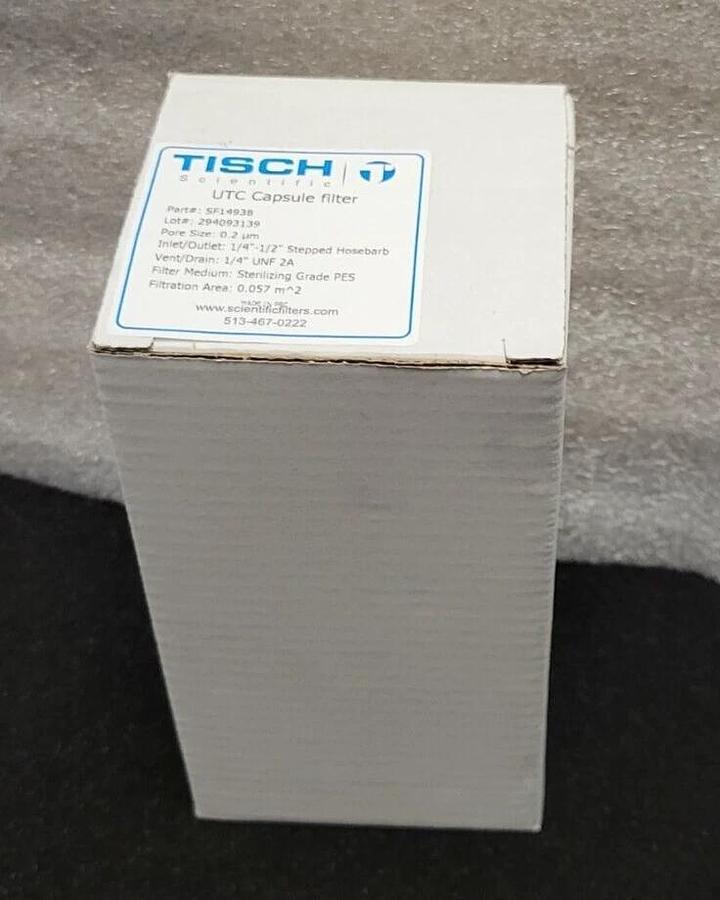 TISCH  UTC PES Capsule Filter, 0.22 um, 3/8 in. hose barb, Nonsterile, SF14938