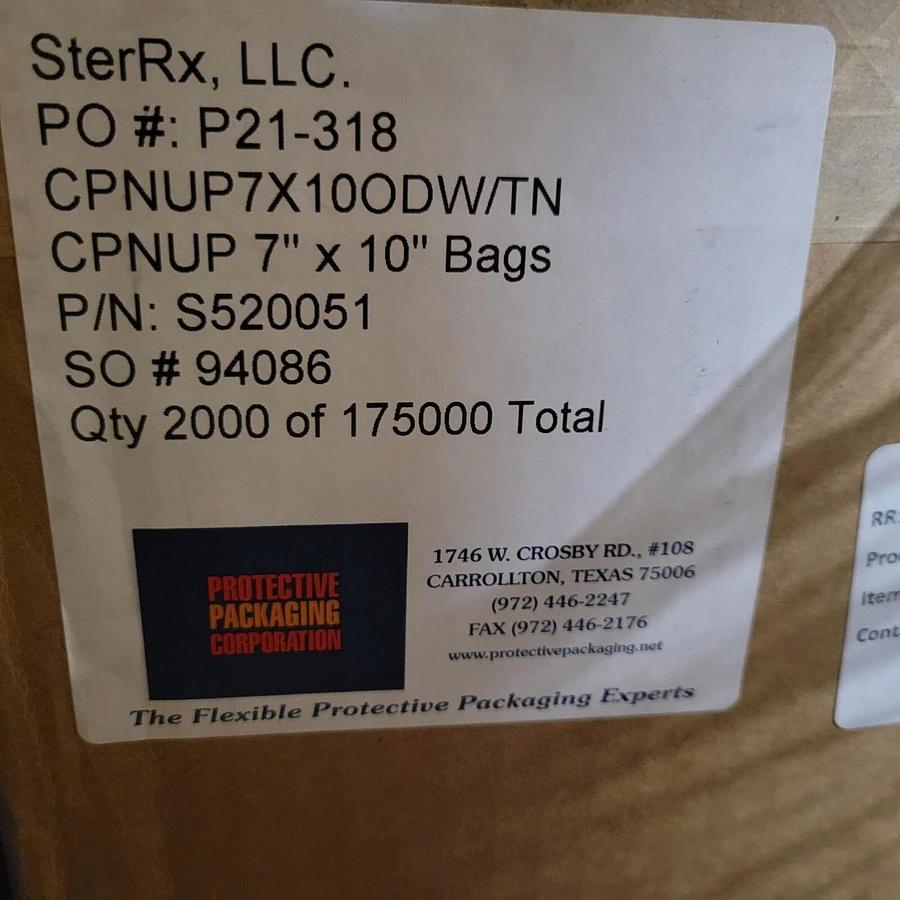 100 Heat seal foil bags 7" x 10" Watervaporproof, food grade approved MADE USA