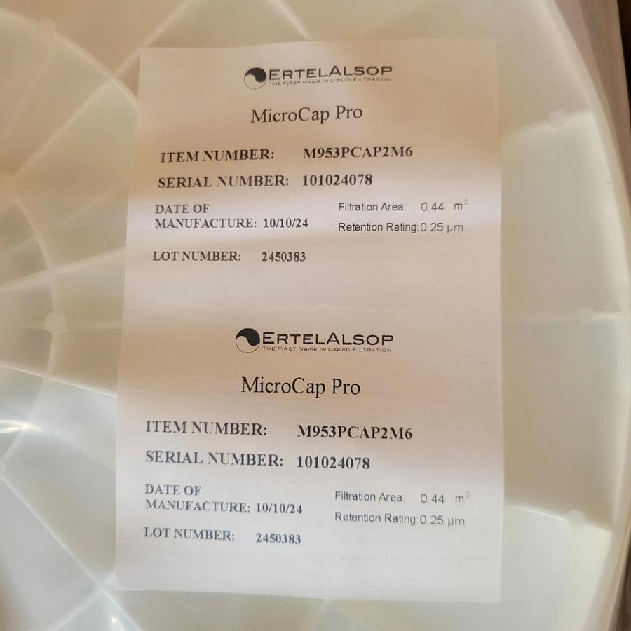 ErtelAlsop MicroCap Pro Single-Use Depth Filter Capsule M953PCAP2M6