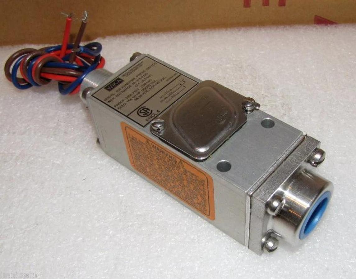 WIKA  855.20/4207964 Pressure Switch 45-375psi  SS  NEW