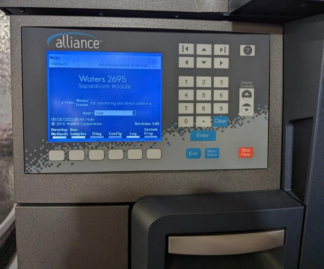 Refurbished 2014 Waters E2695 Alliance HPLC System with bottle tray and column heater