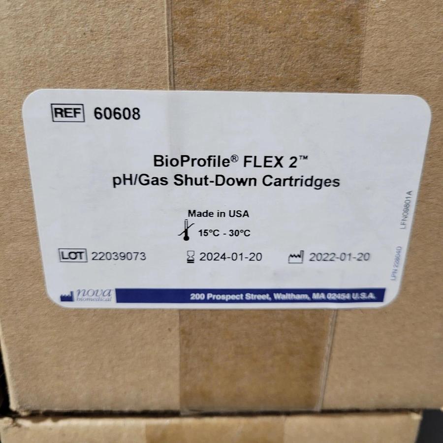 60608 Nova Biomedical BioProfile FLEX 2  pH/Gas shut-down Cartridges