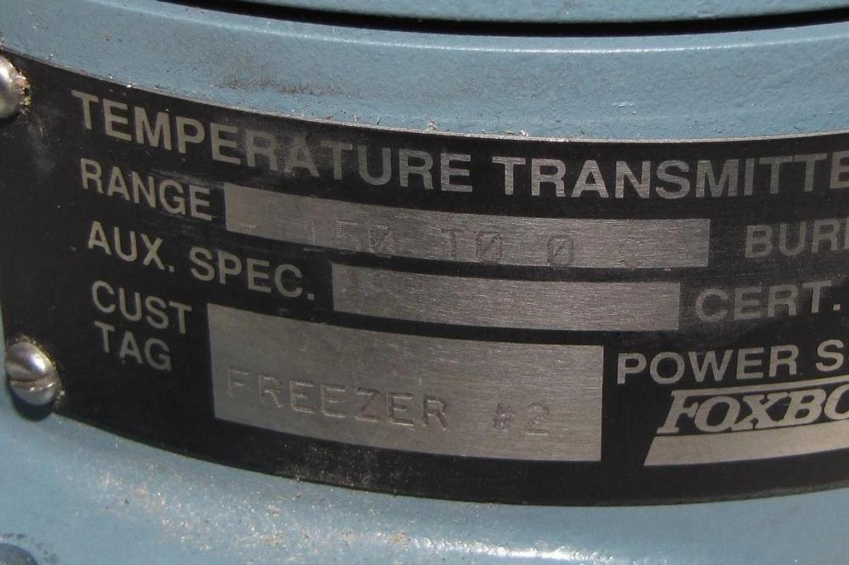 Used Foxboro RTT10-APCSN000-D Freezer Temperature Transmitter, Sensor  -150 to 0